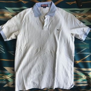 Vineyard Vines Cotton Pique Striped Polo